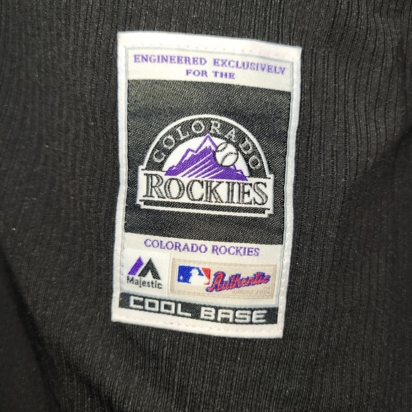Colorado Rockies MLB Men's Jersey - Size: XL - Purple / Silver - Picture 7 of 11